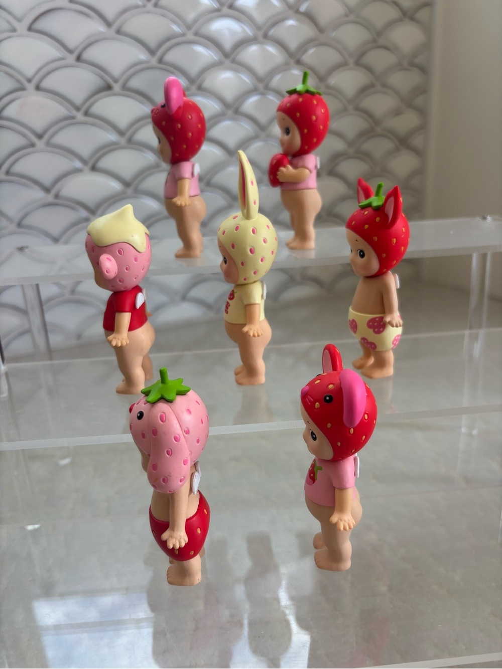 Sonny Angel Strawberry Love Series - full set plus one (lot of 7) - Picture 4 of 6